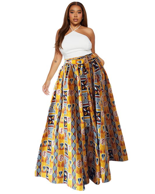 7001- Women Long Maxi Skirt-Mudd