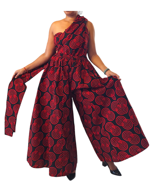 Infinity Palazzo / Romper / Jumpsuit - 901 Red
