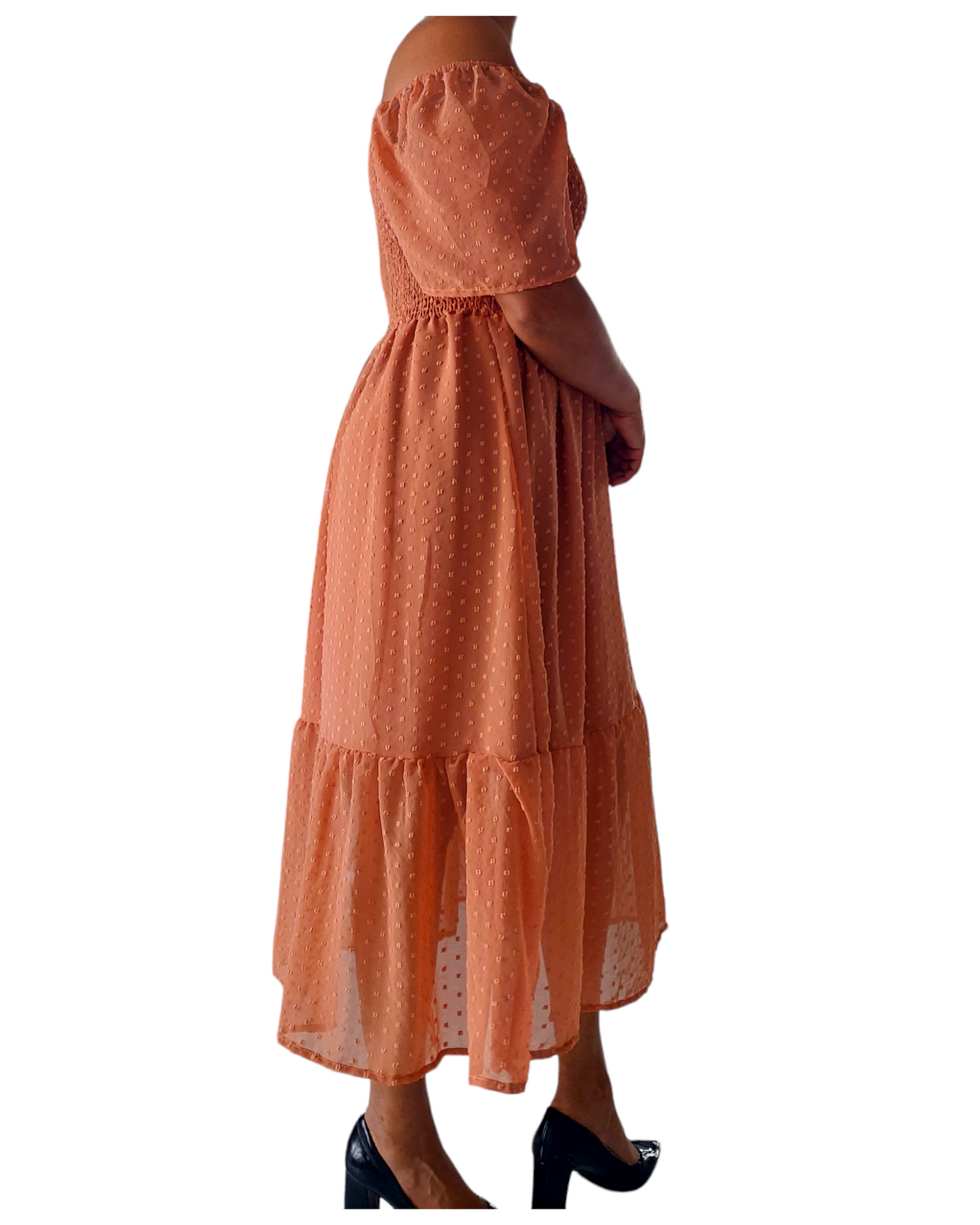 Women Tube Dress - 4123 Brown