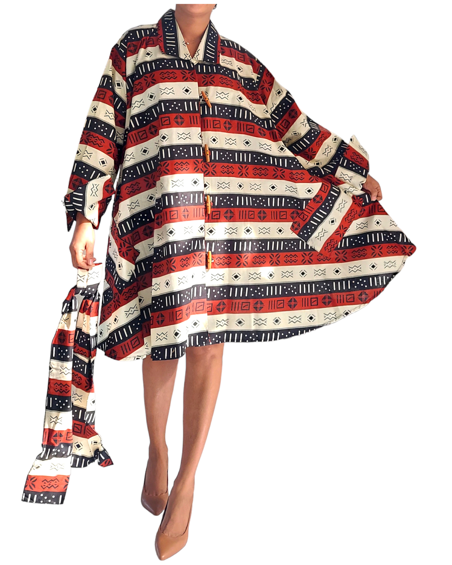 243- Short  Dress / Blouse -Tribal