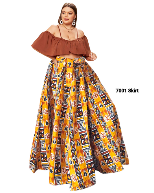 7001- Women Long Maxi Skirt-Mudd