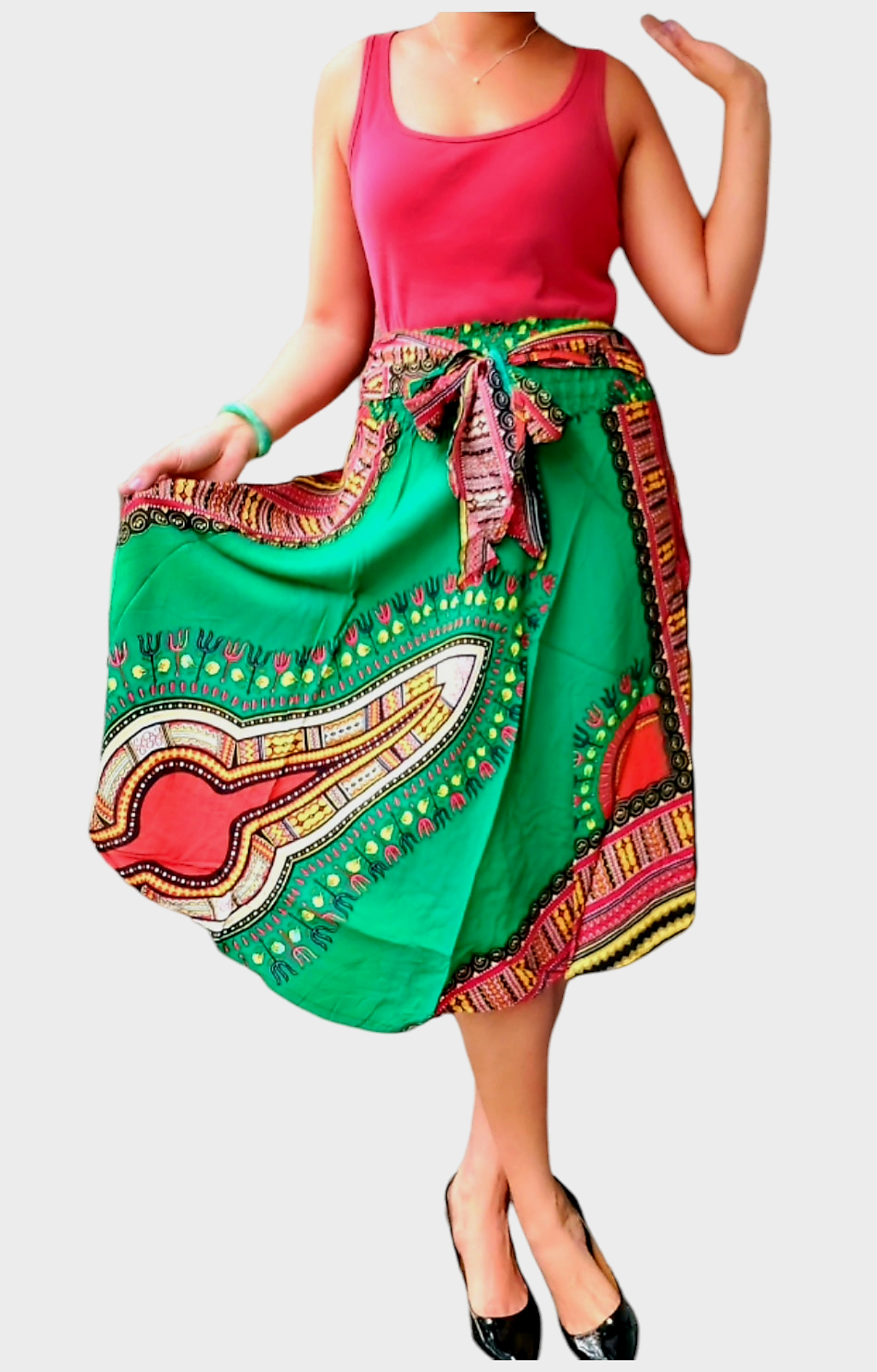 Dashiki skirt / tube dress