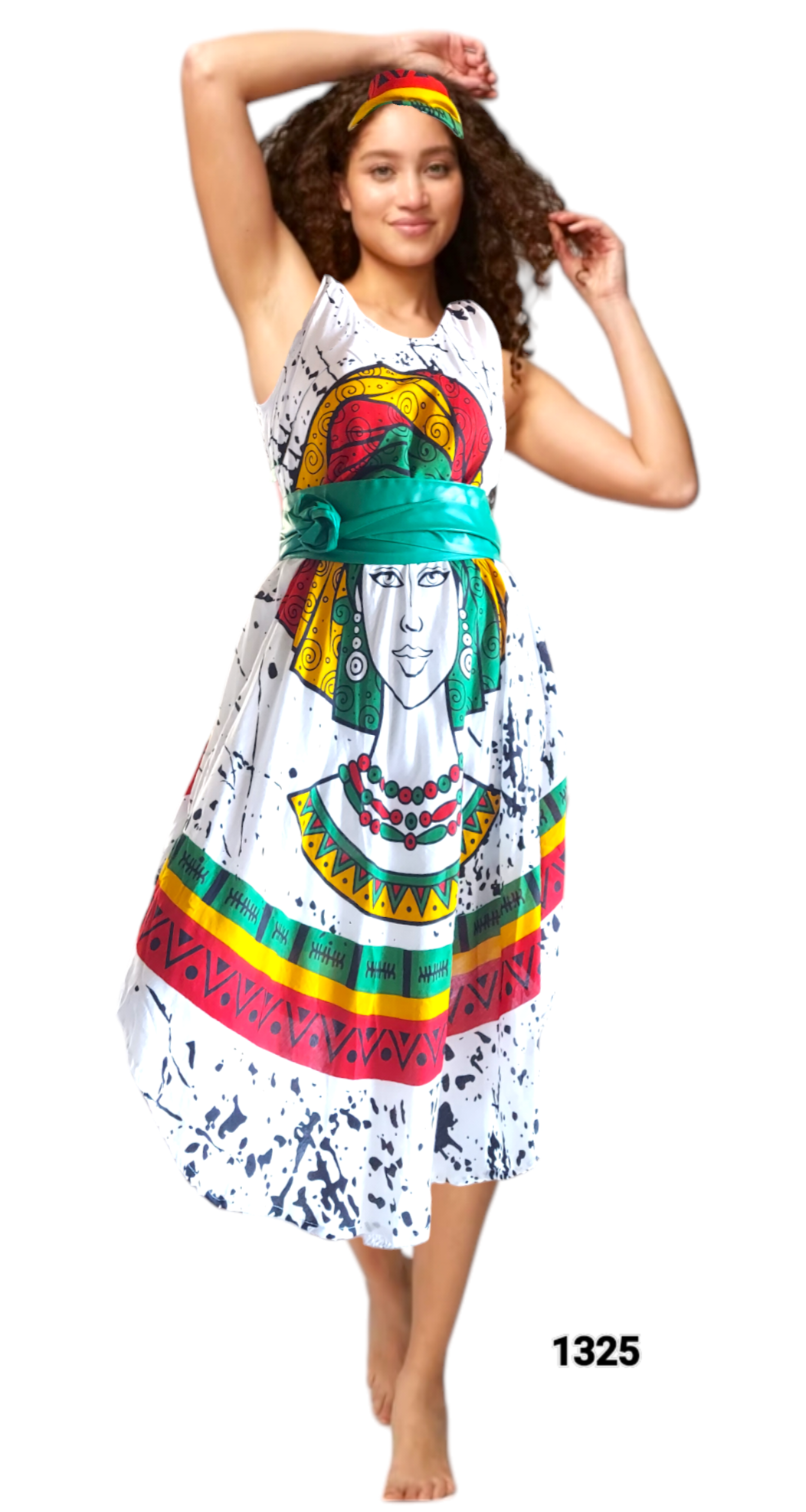 1325 - Umbrella Dress/Ethnic Sun Dress