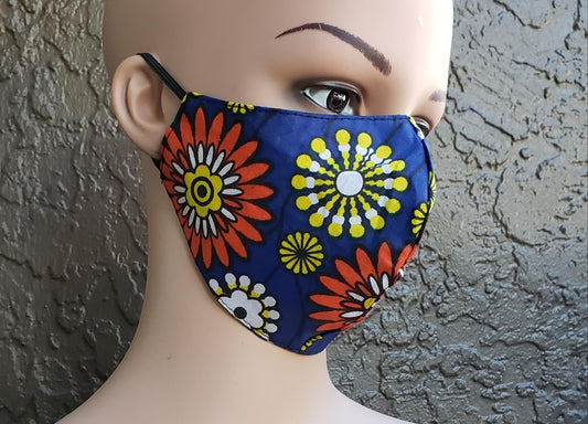 Reversible Reusable Cotton  Mask- Floral Print