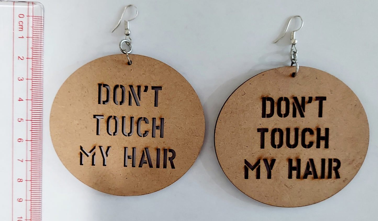 Wooden Afrocentric Earrings