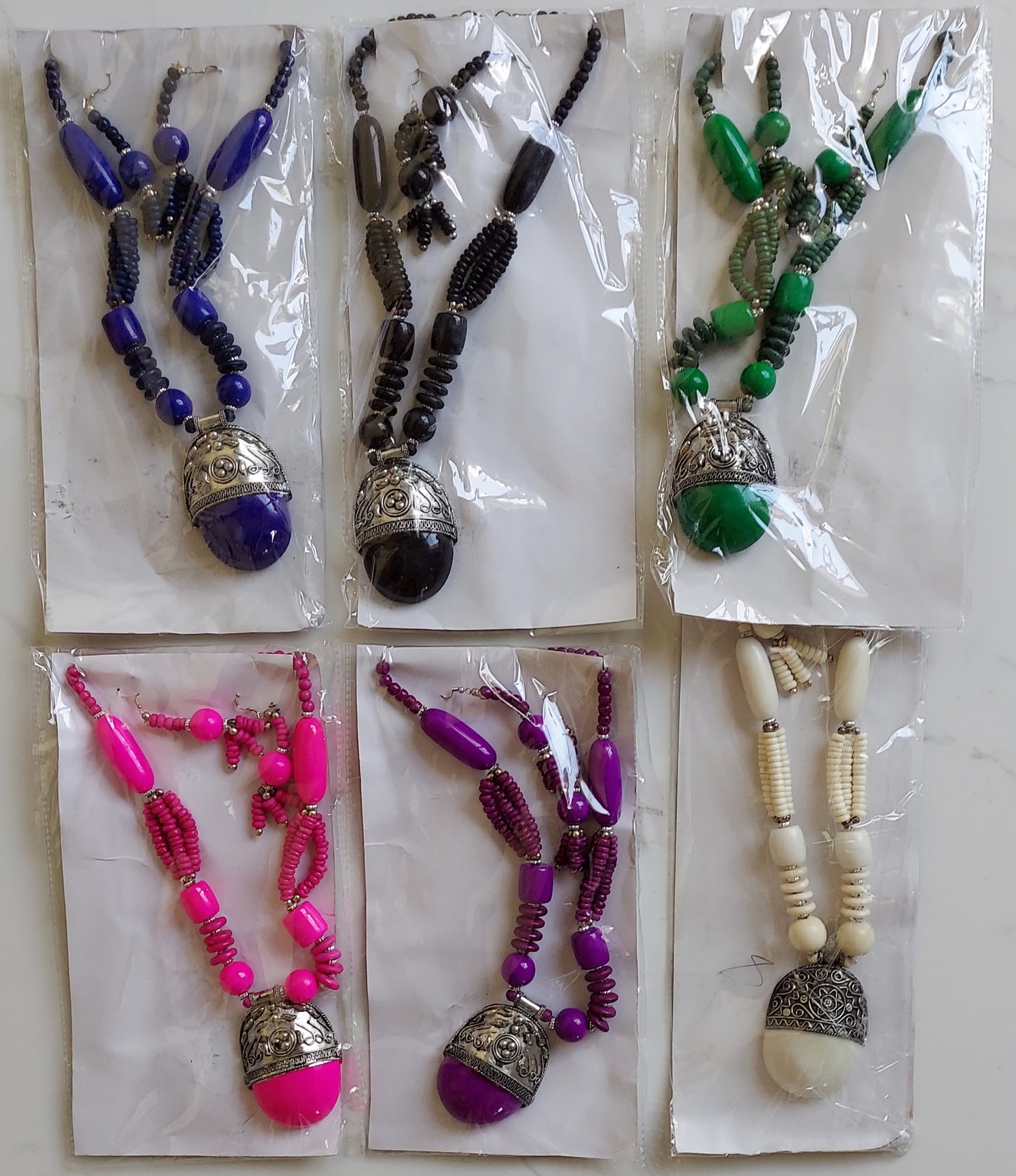 Pendant Necklace & Earrings Set