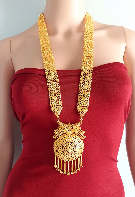 Gold Necklace /Bracelet/ Earring/ Ring Set/ Gold Plated -13