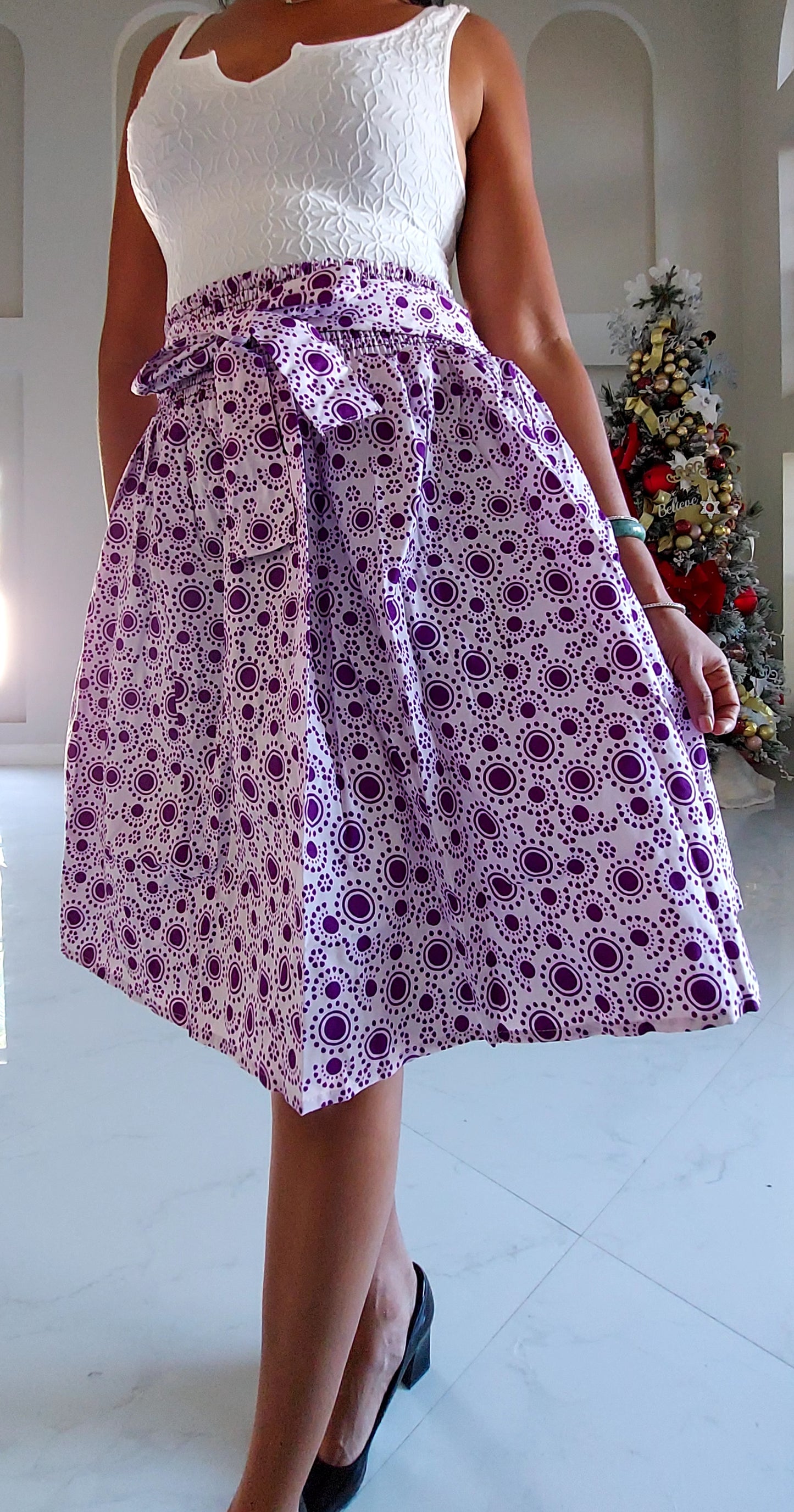 Short Length Printed Skirt