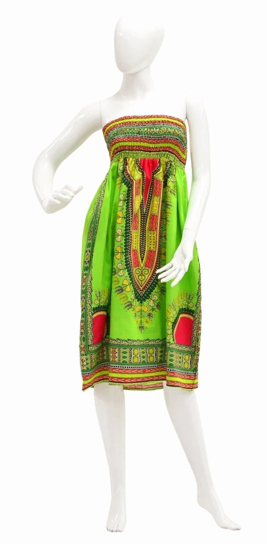 African Tube Dress- Dashiki Print