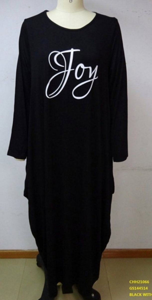 Bubble  Jersey  Dress/ Solid-Joy - 21066