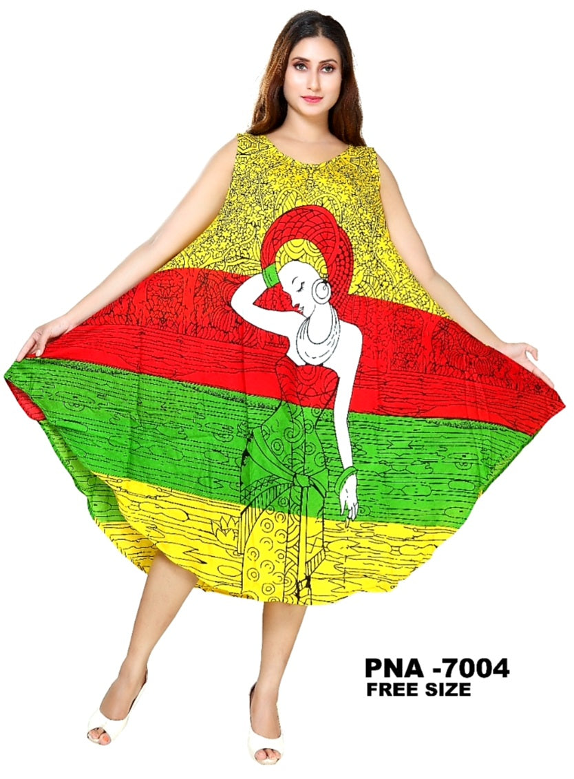 Umbrella Dress/Ethnic Sun Dress- 7004