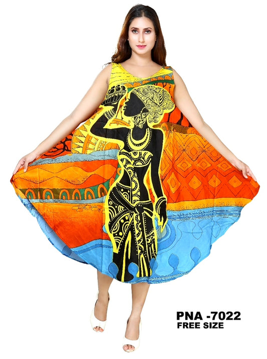Umbrella Dress/Ethnic Sun Dress- 7022