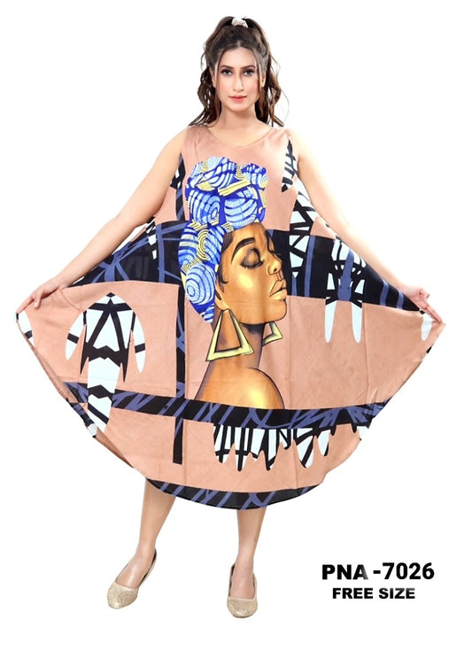 Umbrella Dress/Ethnic Sun Dress- 7026