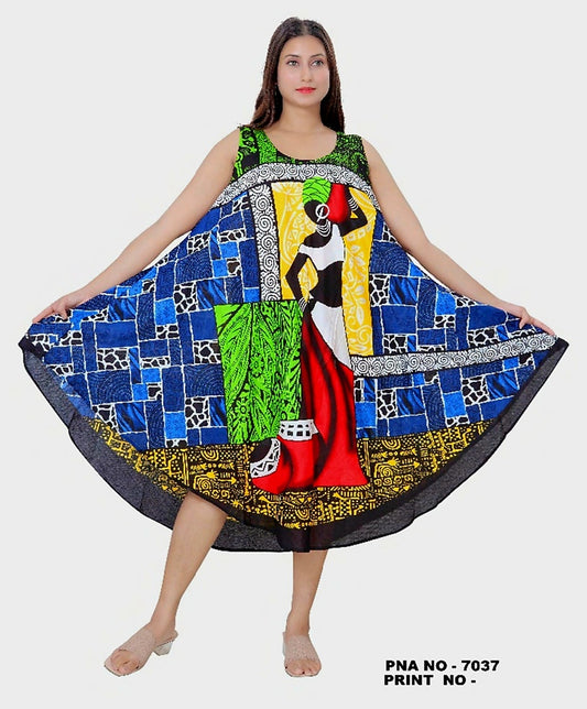 Umbrella Dress/Ethnic Sun Dress