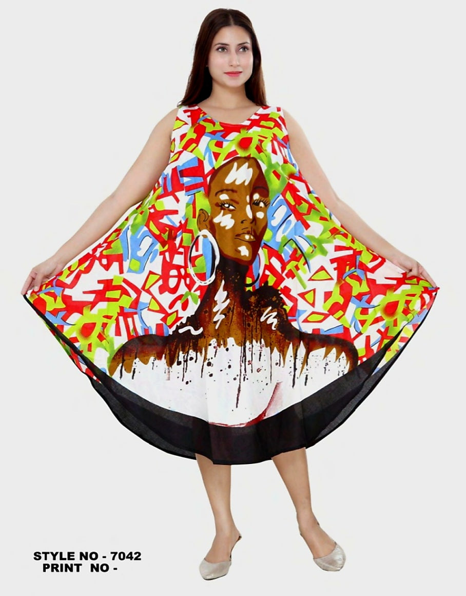 Umbrella Dress/Ethnic Sun Dress