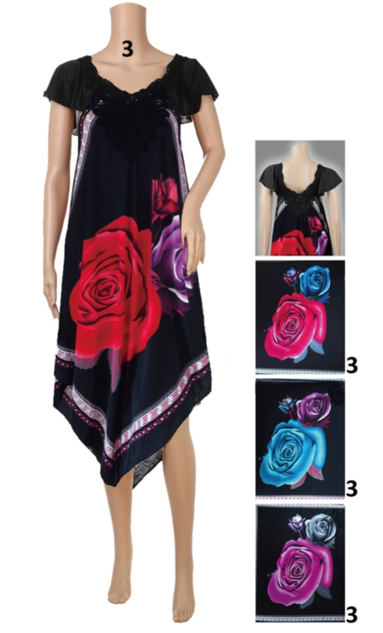 Rose Handkerchief Dress - SF59